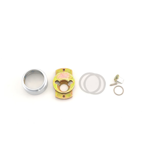 Schlage Interchangeable Rim Cylinder Adapter Kit Satin Chrome Finish